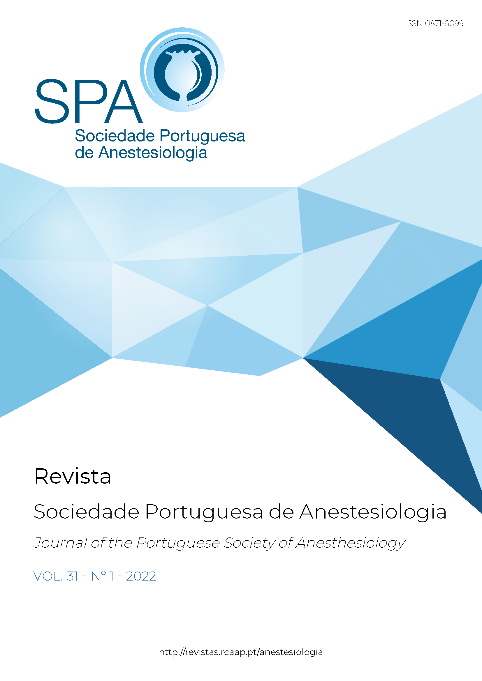 					Ver Vol. 31 N.º 1 (2022): Revista da Sociedade Portuguesa de Anestesiologia
				