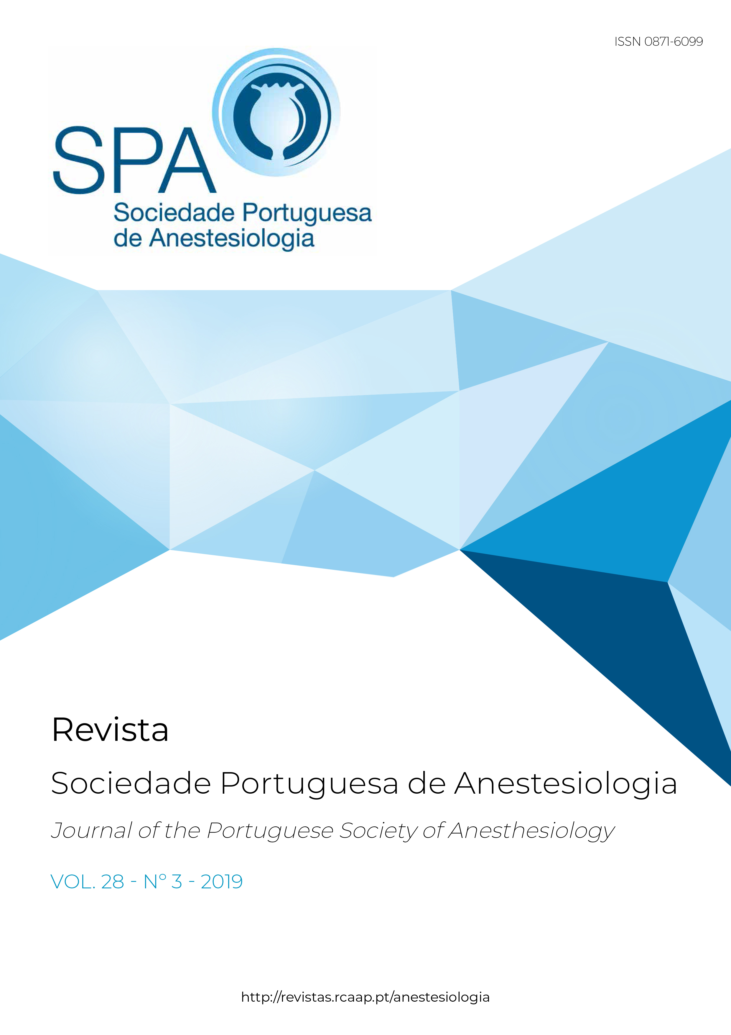 					Ver Vol. 28 N.º 3 (2019): Revista da Sociedade Portuguesa de Anestesiologia
				