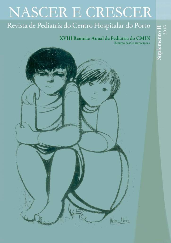 					View Vol. 25 (2016): Supplement II: XVIII Reunião Anual de Pediatria do CMIN
				