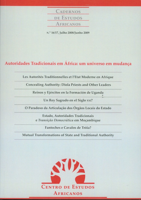 					Ver N.º 16-17 (2009): Autoridades tradicionais em África: um universo em mudança
				