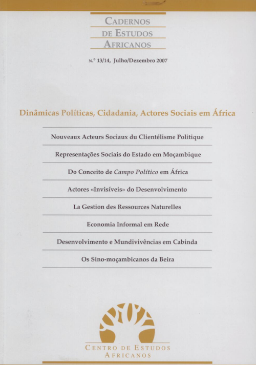 					Ver N.º 13-14 (2007): Dinâmicas Políticas, Cidadania, Actores Sociais em África
				
