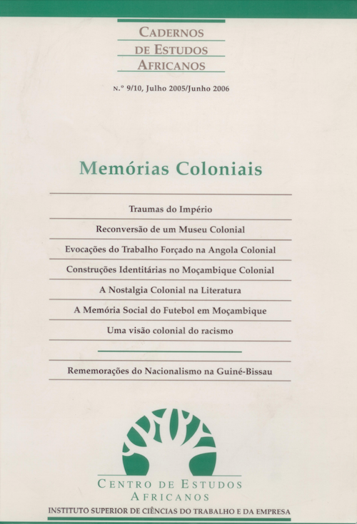 					Ver N.º 9-10 (2006): Memórias Coloniais
				