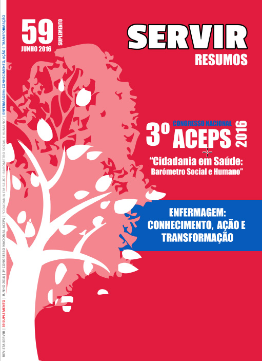					Ver N.º 59 (2016):  suplemento - 3º Congresso Nacional ACEPS - Cidadania em Saúde: barómetro social e humano
				