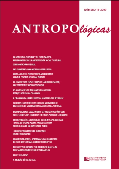 Capa do n.º 11 da revista Antropológicas